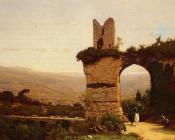 乔治 英尼斯 : The Commencement of the Galleria aka Rome the Appian Way